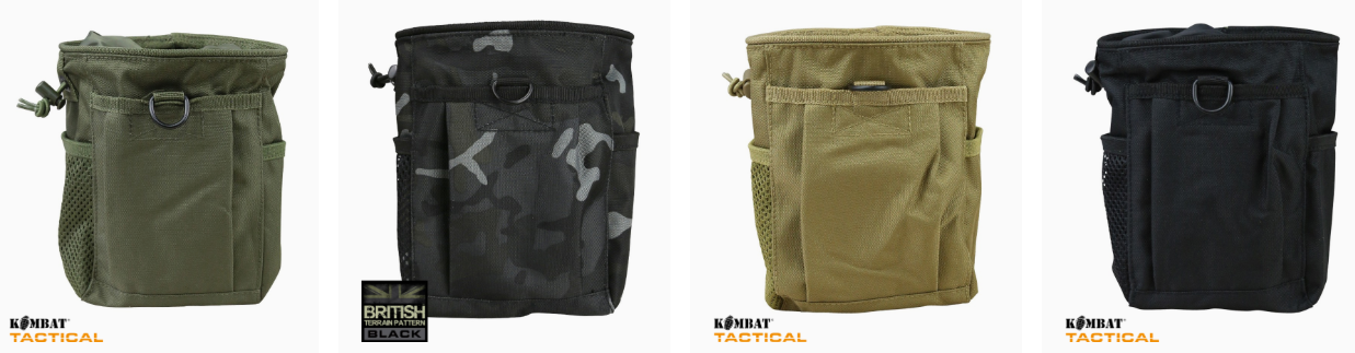 Kombat UK Large Dump Pouch - Four Colour Choices